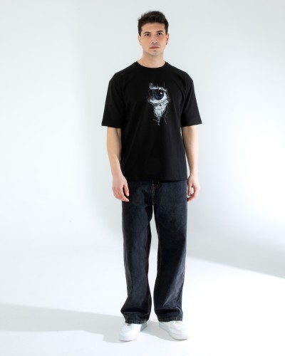 OVERSIZE UNİSEX BASKILI T-SHIRT EYE OVERSIZE UNİSEX BASKILI T-SHIRT EYE