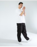 OVERSIZE UNİSEX BASKILI T-SHIRT FEELART WHITE