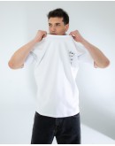 OVERSIZE UNİSEX BASKILI T-SHIRT FLY WHITE