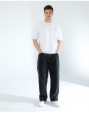 OVERSIZE UNİSEX BASKILI T-SHIRT FLY WHITE