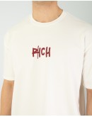 OVERSIZE UNİSEX BASKILI T-SHIRT RICH ECROU