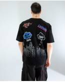 OVERSIZE UNİSEX BASKILI T-SHIRT SWAG