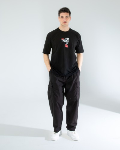 OVERSIZE UNİSEX BASKILI T-SHIRT TYSON BLACK OVERSIZE UNİSEX BASKILI T-SHIRT TYSON BLACK