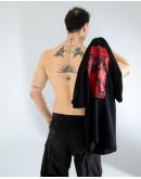 OVERSIZE UNİSEX BASKILI T-SHIRT TYSON BLACK