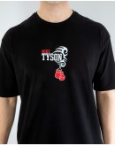 OVERSIZE UNİSEX BASKILI T-SHIRT TYSON BLACK