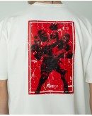 OVERSIZE UNİSEX BASKILI T-SHIRT TYSON WHITE
