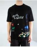 OVERSIZE UNİSEX BASKILI T-SHIRT UNTIL BLACK