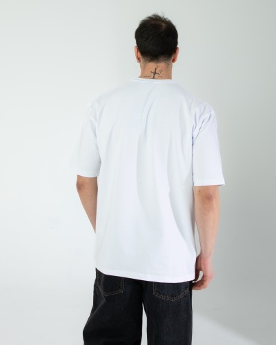 OVERSIZE UNİSEX BASKILI T-SHIRT UNTIL WHITE