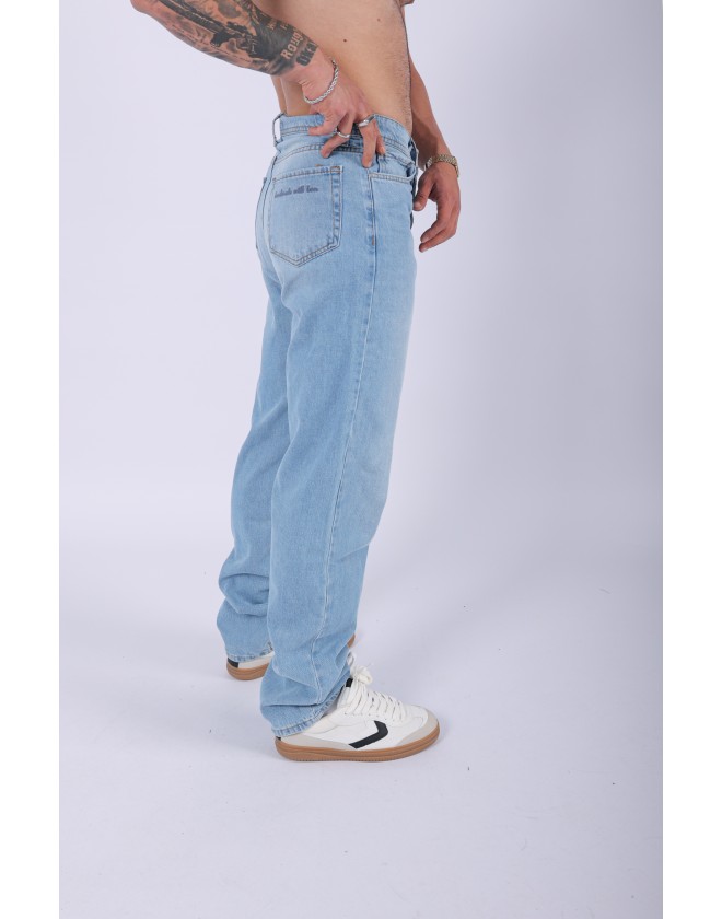 BAGGY ERKEK MAVİ KOT PANTOLON