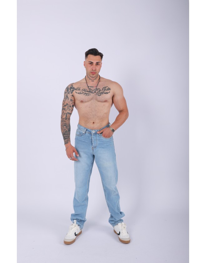 BAGGY ERKEK MAVİ KOT PANTOLON
