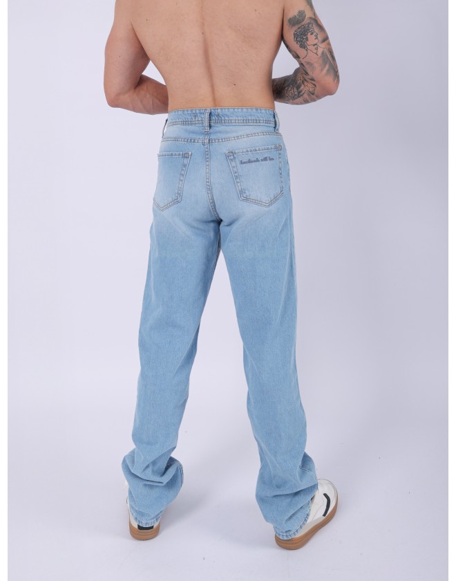 BAGGY ERKEK MAVİ KOT PANTOLON