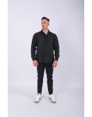 ERKEK PAMUKLU KETEN SİYAH PANTOLON
