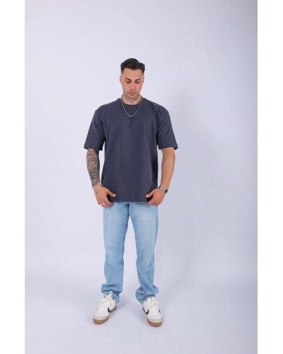 UNISEX %100 PAMUK OVERSIZE DÜZ T-SHIRT ANTRASİT UNISEX %100 PAMUK OVERSIZE DÜZ T-SHIRT ANTRASİT