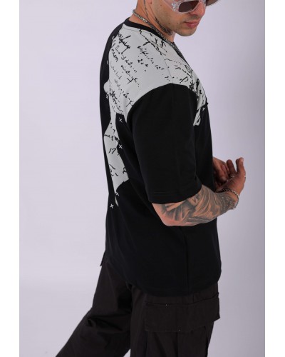 UNISEX PARÇALI OVERSIZE T-SHIRT