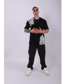 UNISEX PARÇALI OVERSIZE T-SHIRT