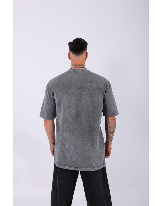 UNISEX TOMORROW ÖZEL YIKAMALI OVERSIZE T-SHIRT