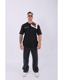 UNISEX ÖZEL TASARIM TERS YAKA OVERSIZE T-SHIRT