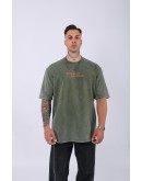 UNISEX ÖZEL TASARIM YIKAMALI OVERSIZE T-SHIRT