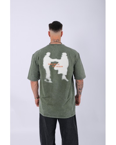 UNISEX ÖZEL TASARIM YIKAMALI OVERSIZE T-SHIRT UNISEX ÖZEL TASARIM YIKAMALI OVERSIZE T-SHIRT