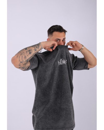UNISEX ÖZEL YIKAMALI BLİNK 182 OVERSIZE T-SHIRT