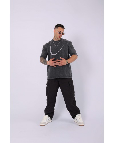 UNISEX ÖZEL YIKAMALI OVERSIZE T-SHIRT